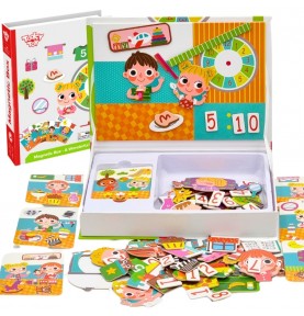 TOOKY TOY medinis dėlionės magnetinė dėžutė