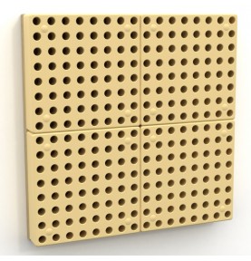 MASTERKIDZ STEM kūrybinės mokslo lentos sieninė panelė + tvirtinimo plokštė 40 x 40 (cm)