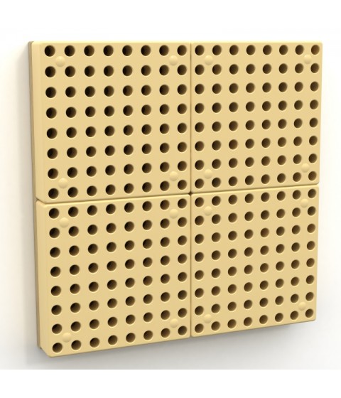 MASTERKIDZ STEM kūrybinės mokslo lentos sieninė panelė + tvirtinimo plokštė 40 x 40 (cm)
