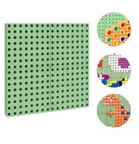 MASTERKIDZ Sieninė plokštė Mokslo lenta Kūrybinė STEM lauko lenta + Tvirtinimo plokštė 40 x 40 (cm)