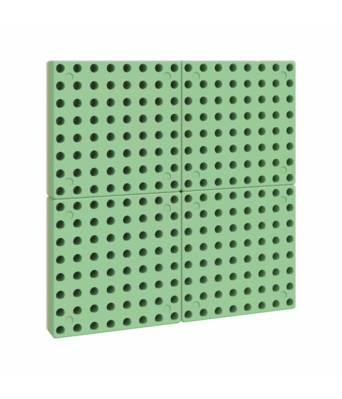 MASTERKIDZ Sieninė plokštė Mokslo lenta Kūrybinė STEM lauko lenta + Tvirtinimo plokštė 40 x 40 (cm)