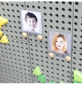 MASTERKIDZ permatomas nuotraukų kortelių kišeninis dėklas, 6 vnt.