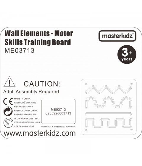 MASTERKIDZ Montessori smulkiosios motorikos lavinimo slydimo lenta