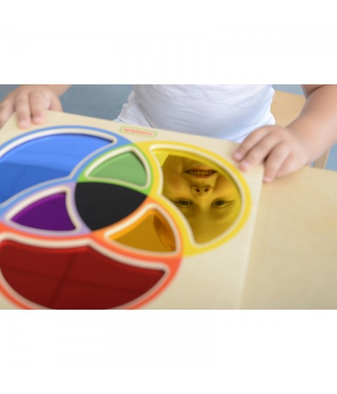 MASTERKIDZ edukacinė lenta, veidrodis, mokantis maišyti spalvas